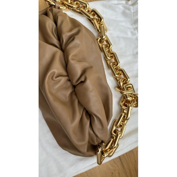 Caramel TAN Chain Pouch Bag - Picture 2 of 7